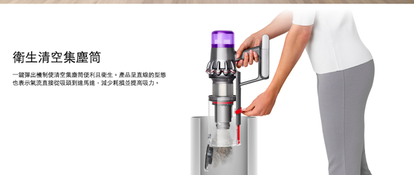 Dyson 吸塵器 吸力強大 集塵筒設計 吸頭卡頭髮 價格高 維護成本 收納架 